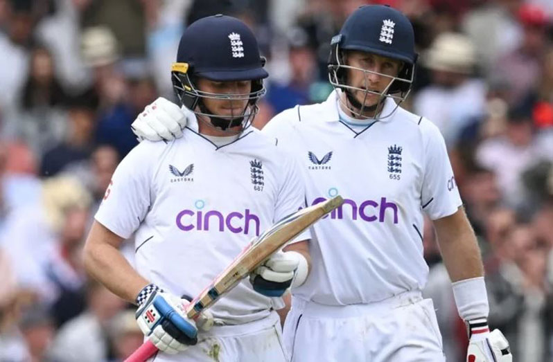 Root and Pope celebrate unbeaten 109-run stand on Day 1 of Lord’s Test vs India