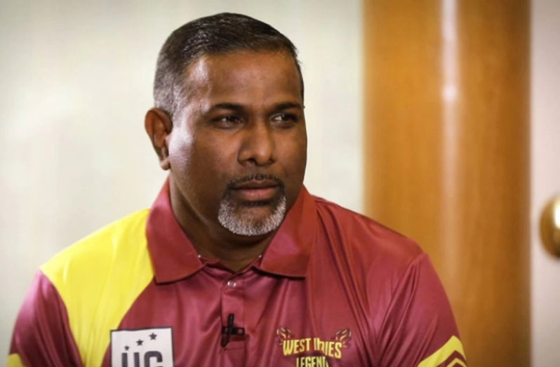 Empty cricket stadium with broken stumps symbolizing failed governance in West Indies cricket