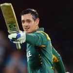 De Kock celebrates his 90-run match-winning knock as South Africa defeat India by 51 runs in the 2nd T20I.